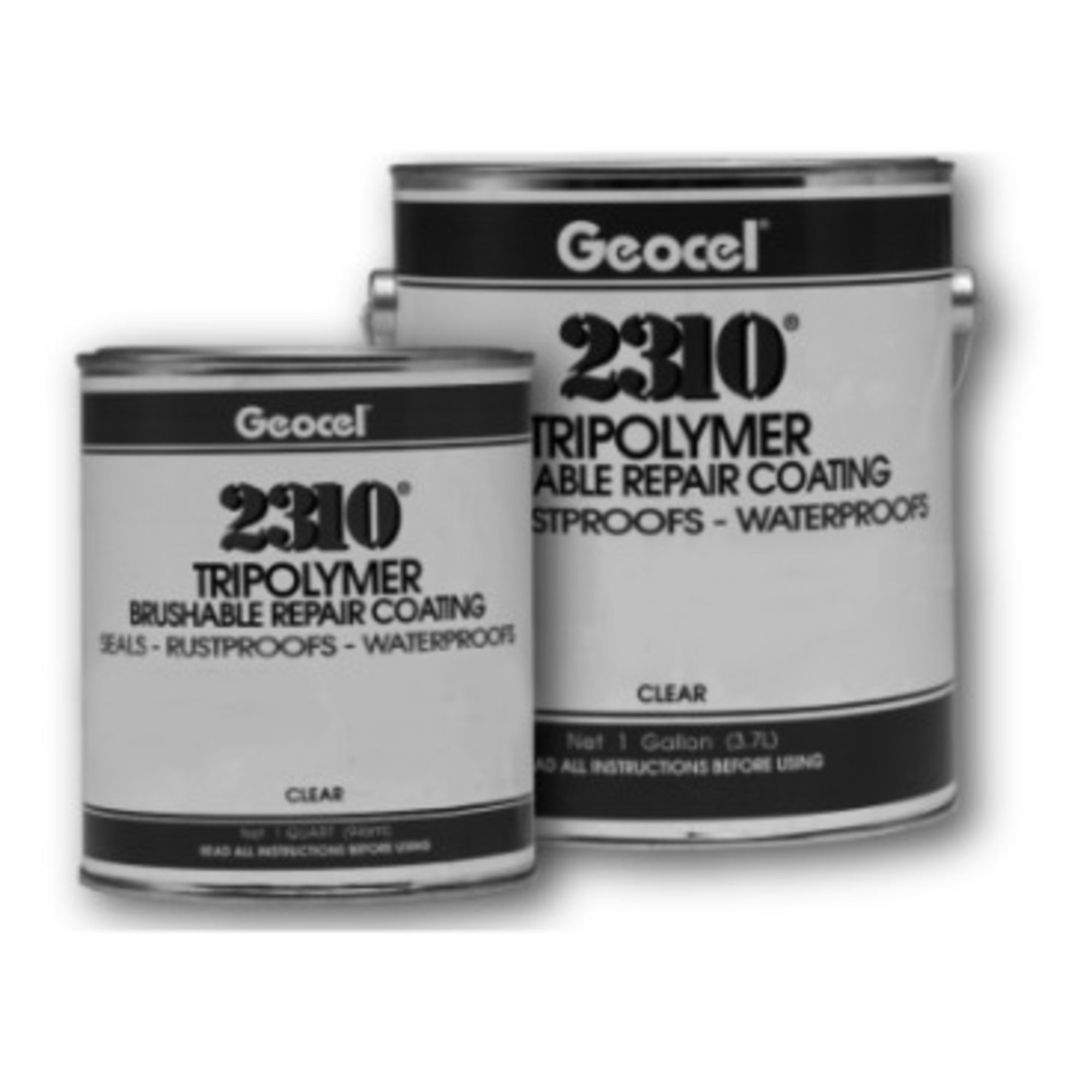 Gecocel 2310 Tripolymer Brushable Repair Coating (1 qt. can), 6PK
